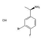 (1R)-1-(3-bromo-4-fluorophenyl)ethan-1-amine hydrochloride