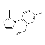 [5-fluoro-2-(2-methyl-1H-imidazol-1-yl)phenyl]methanamine