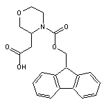 2-{4-[(9H-fluoren-9-ylmethoxy)carbonyl]morpholin-3-yl}acetic acid