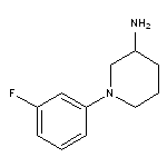 1-(3-fluorophenyl)piperidin-3-amine