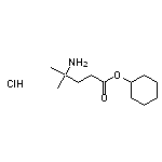 cyclohexyl 4-amino-4-methylpentanoate hydrochloride