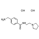 4-(aminomethyl)-N-[2-(pyrrolidin-1-yl)ethyl]benzamide dihydrochloride