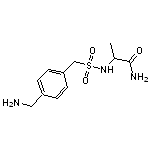 2-({[4-(aminomethyl)phenyl]methane}sulfonamido)propanamide