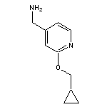 [2-(cyclopropylmethoxy)pyridin-4-yl]methanamine