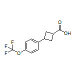 3-[4-(Trifluoromethoxy)phenyl]cyclobutanecarboxylic Acid