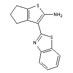 3-(1,3-benzothiazol-2-yl)-4H,5H,6H-cyclopenta[b]thiophen-2-amine