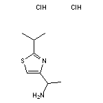 1-[2-(propan-2-yl)-1,3-thiazol-4-yl]ethan-1-amine dihydrochloride