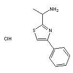 1-(4-phenyl-1,3-thiazol-2-yl)ethan-1-amine hydrochloride