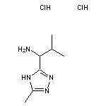 2-methyl-1-(5-methyl-4H-1,2,4-triazol-3-yl)propan-1-amine dihydrochloride