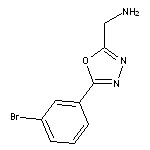 [5-(3-bromophenyl)-1,3,4-oxadiazol-2-yl]methanamine