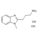 3-(1-methyl-1H-1,3-benzodiazol-2-yl)propan-1-amine dihydrochloride