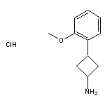 3-(2-methoxyphenyl)cyclobutan-1-amine hydrochloride