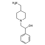 2-[4-(aminomethyl)piperidin-1-yl]-1-phenylethan-1-ol