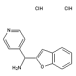 1-benzofuran-2-yl(pyridin-4-yl)methanamine dihydrochloride