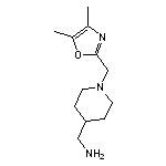 {1-[(4,5-dimethyl-1,3-oxazol-2-yl)methyl]piperidin-4-yl}methanamine