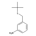 3-[(tert-butylsulfanyl)methyl]aniline