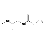 2-[(aminocarbamothioyl)amino]-N-methylacetamide