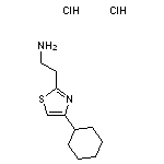 2-(4-cyclohexyl-1,3-thiazol-2-yl)ethan-1-amine dihydrochloride