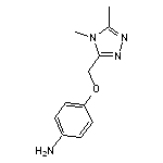 4-[(4,5-dimethyl-4H-1,2,4-triazol-3-yl)methoxy]aniline