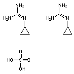 bis(2-cyclopropylguanidine), sulfuric acid