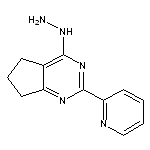 2-{4-hydrazinyl-5H,6H,7H-cyclopenta[d]pyrimidin-2-yl}pyridine