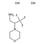 3,3,3-trifluoro-2-(morpholin-4-yl)propan-1-amine dihydrochloride