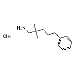 2,2-dimethyl-5-phenylpentan-1-amine hydrochloride