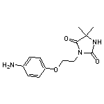 3-[2-(4-aminophenoxy)ethyl]-5,5-dimethylimidazolidine-2,4-dione