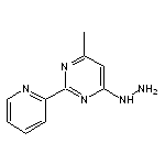 4-hydrazinyl-6-methyl-2-(pyridin-2-yl)pyrimidine