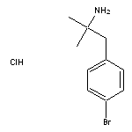 1-(4-bromophenyl)-2-methylpropan-2-amine hydrochloride