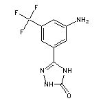 5-[3-amino-5-(trifluoromethyl)phenyl]-2,4-dihydro-3H-1,2,4-triazol-3-one