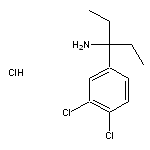 3-(3,4-dichlorophenyl)pentan-3-amine hydrochloride