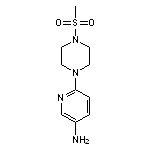 6-(4-methanesulfonylpiperazin-1-yl)pyridin-3-amine