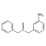 3-[(phenylmethane)sulfinylmethyl]aniline