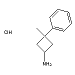 3-methyl-3-phenylcyclobutan-1-amine hydrochloride