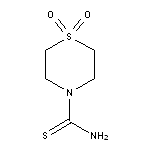 1,1-dioxo-1$l^{6},4-thiomorpholine-4-carbothioamide