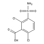 2,6-dichloro-3-sulfamoylbenzoic acid