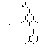 ({3,5-dimethyl-4-[(3-methylphenyl)methoxy]phenyl}methyl)(methyl)amine hydrochloride