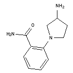 2-(3-aminopyrrolidin-1-yl)benzamide