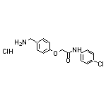 2-[4-(aminomethyl)phenoxy]-N-(4-chlorophenyl)acetamide hydrochloride