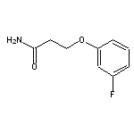 3-(3-fluorophenoxy)propanamide