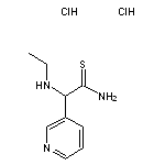 2-(ethylamino)-2-(pyridin-3-yl)ethanethioamide dihydrochloride