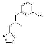 3-{[methyl(1,3-thiazol-4-ylmethyl)amino]methyl}aniline