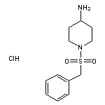 1-(phenylmethane)sulfonylpiperidin-4-amine hydrochloride