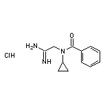 N-(carbamimidoylmethyl)-N-cyclopropylbenzamide hydrochloride