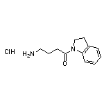 4-amino-1-(2,3-dihydro-1H-indol-1-yl)butan-1-one hydrochloride