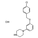 1-{3-[(4-chlorophenyl)methoxy]phenyl}piperazine hydrochloride