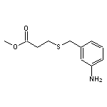 methyl 3-{[(3-aminophenyl)methyl]sulfanyl}propanoate