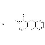 methyl 3-amino-2-[(2-methylphenyl)methyl]propanoate hydrochloride