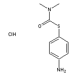 1-[(4-aminophenyl)sulfanyl]-N,N-dimethylformamide hydrochloride